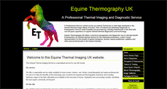 Desktop Screenshot of equinethermography.co.uk